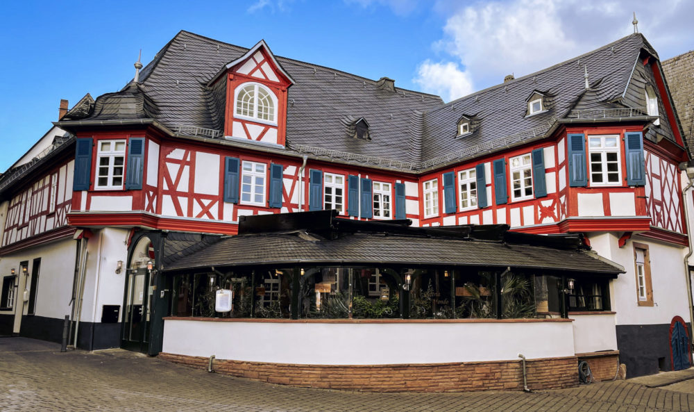 Terrasse der Osteria Piccolo Mondo